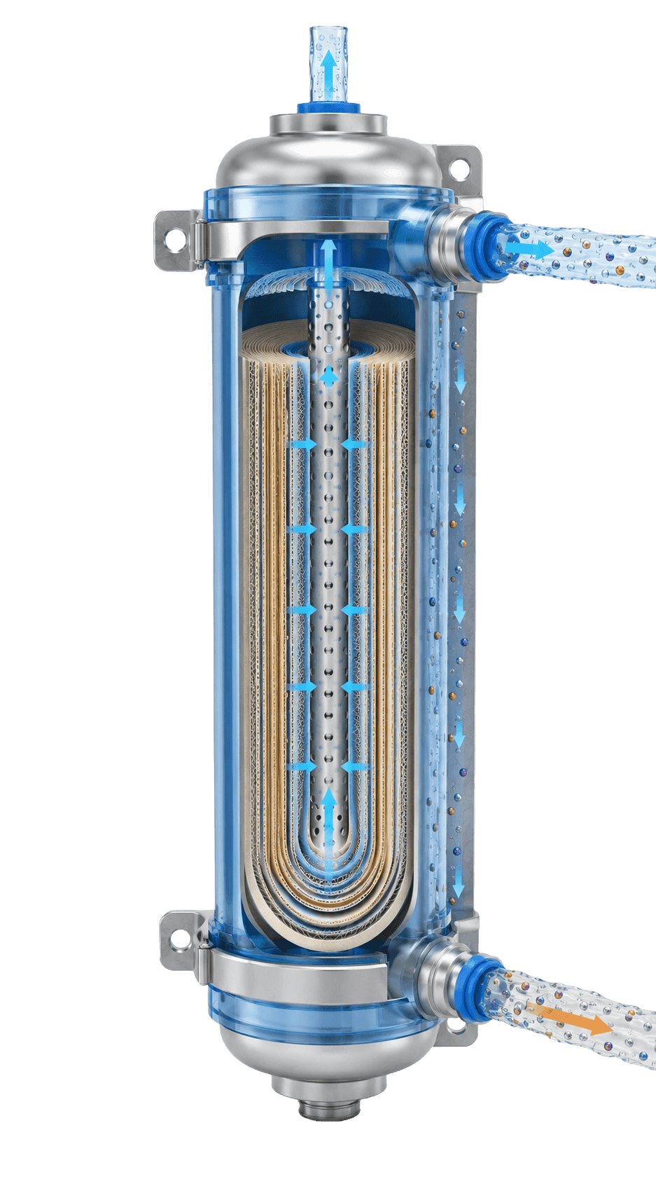 RO membrane cutaway